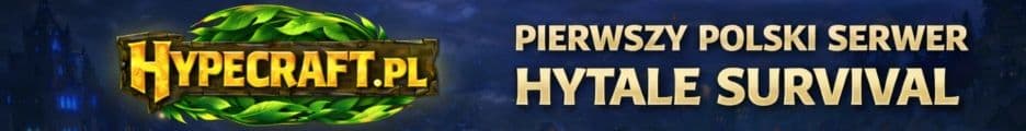play.hypecraft.pl - PIERWSZY POLSKI SERWER HYTALE SURVIVAL banner