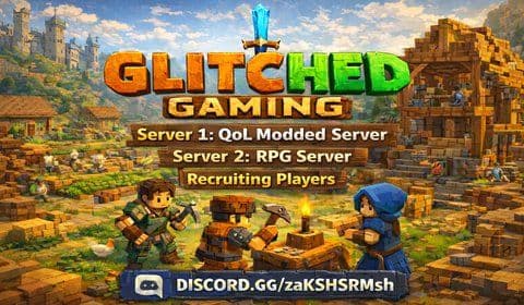 Glitched Gaming's Hytale RPG Server banner