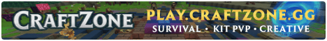 CraftZone.gg | Free VIP | US EU banner