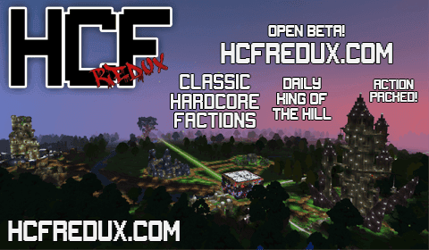 HCF Redux - Classic Hardcore Factions Revival - HCFRedux.com screenshot 1