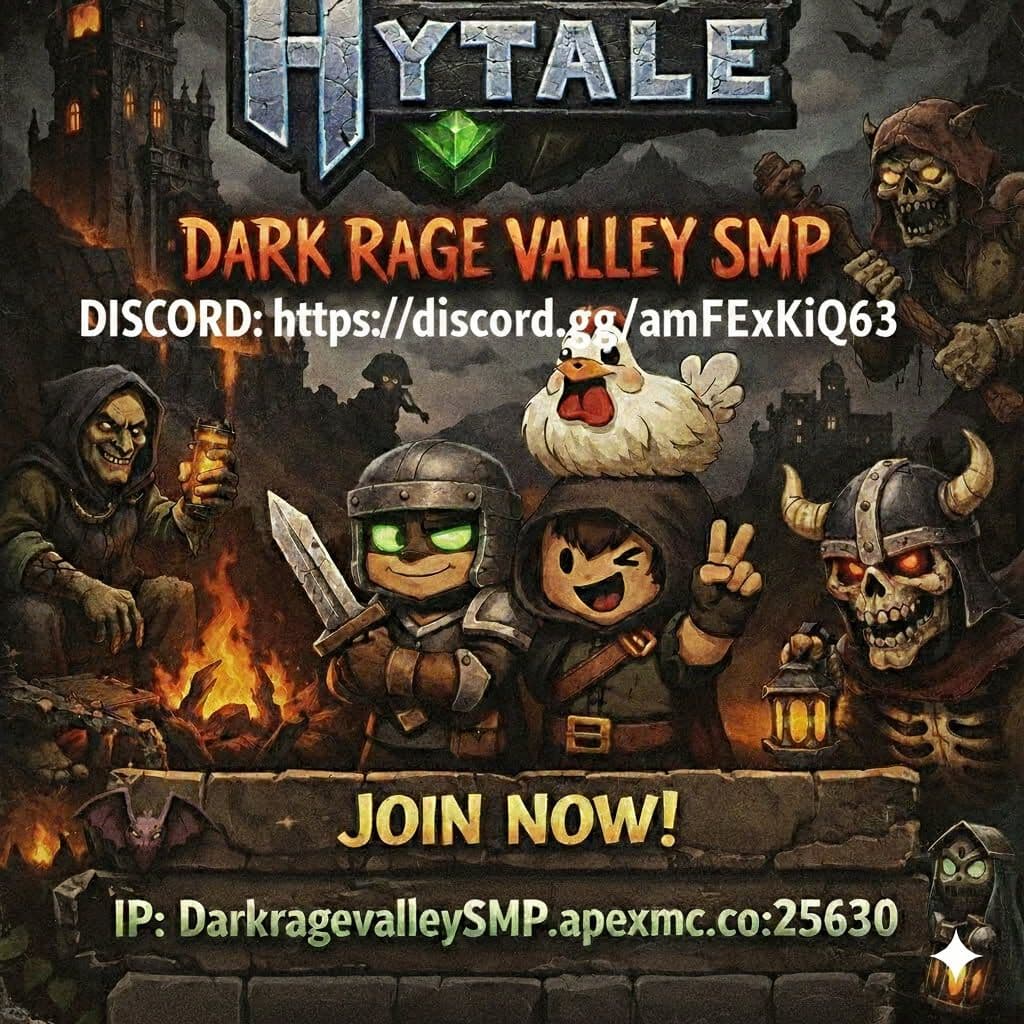 Dark Rage Valley SMP logo